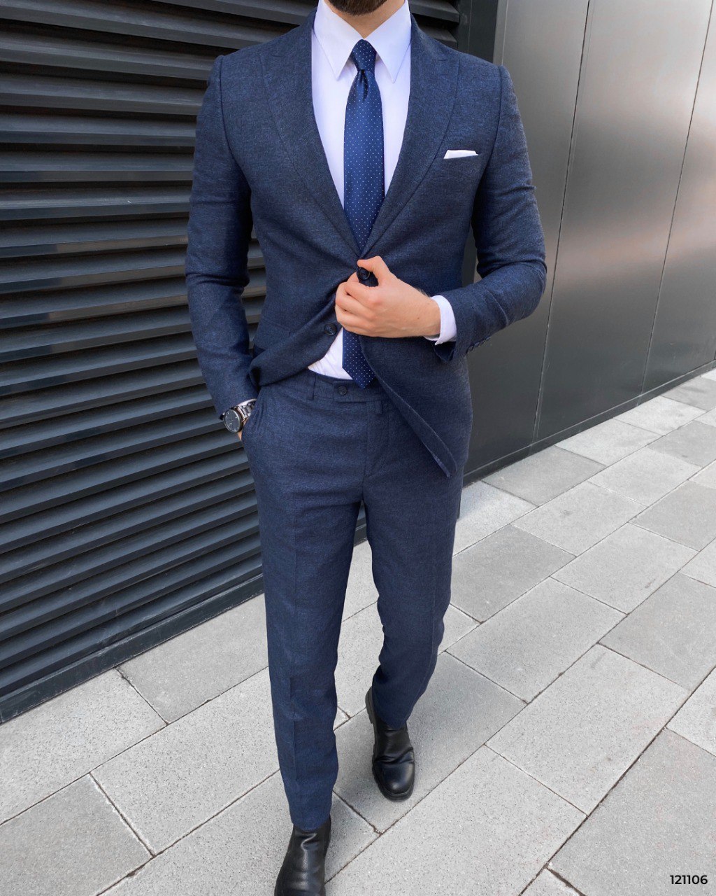 Подборка синих классических костюмов 💙